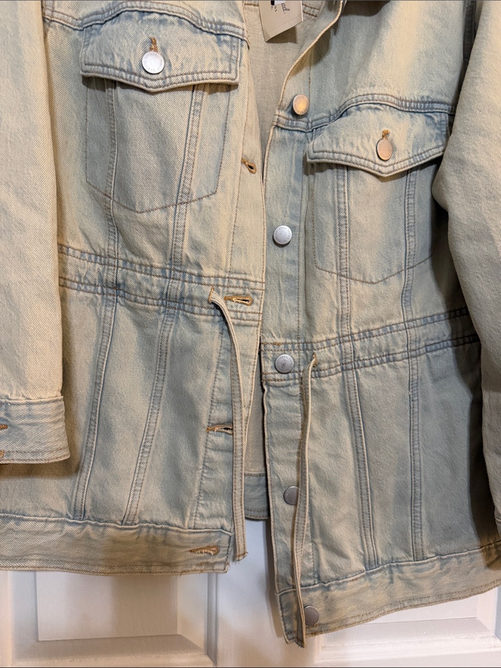 Universal Thread Light Taupe Denim Jacket - Picture 4 of 8